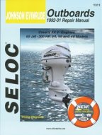 Johnson/Evinrude Ouboards All V Engines, 95-300 hp, '92-'01 Manual